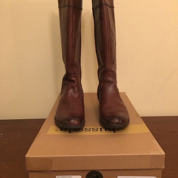 Bussola Rust Brown boots size 40 - Picture 3 of 6